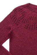 Laceleaf Pullover | Knitting Pattern by Alejandra Graterol