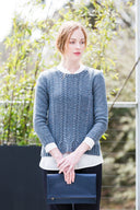 Bell Pullover | Knitting Pattern by Ann McCauley