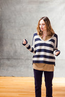 Benton Pullover | Knitting Pattern by Julie Hoover