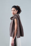 Binary Wrap | Knitting Pattern by Michele Wang