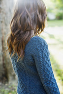 Gelsomina Aran Pullover | Knitting Pattern by Véronik Avery
